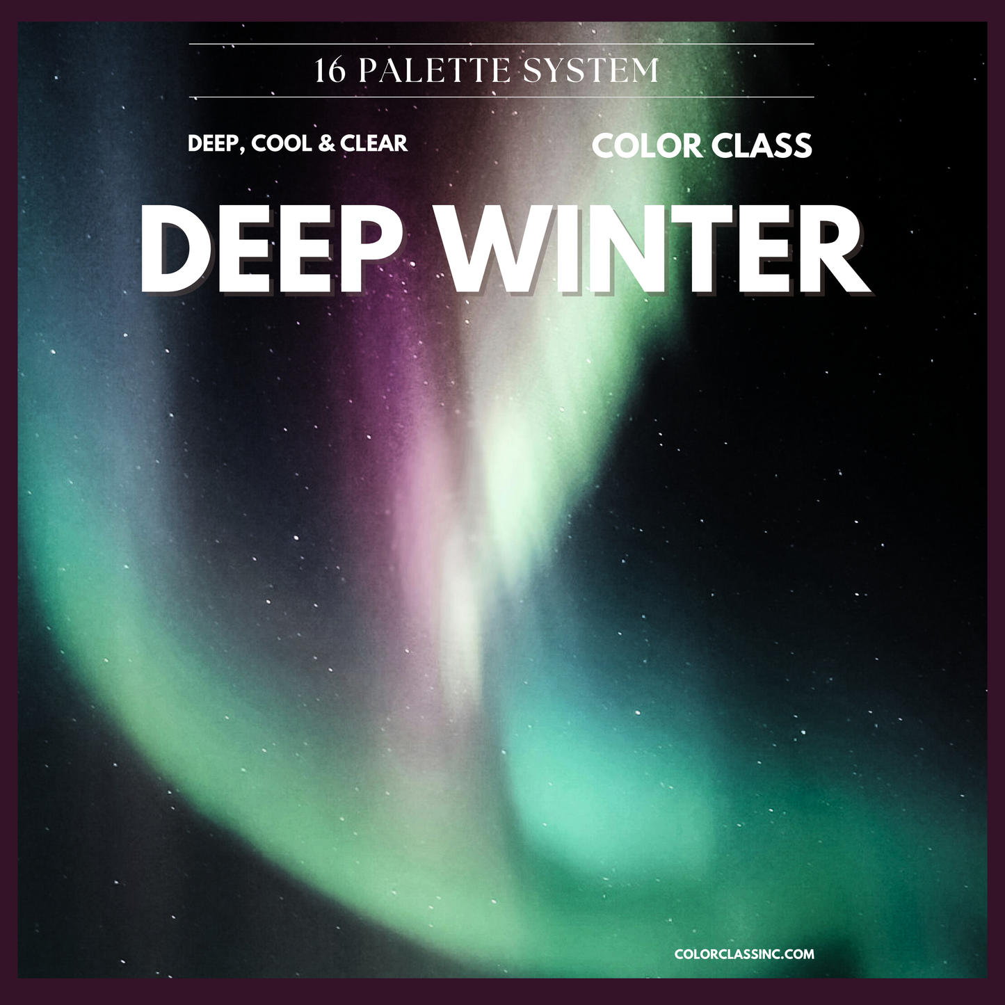 Deep Winter Digital Color Palette Guide
