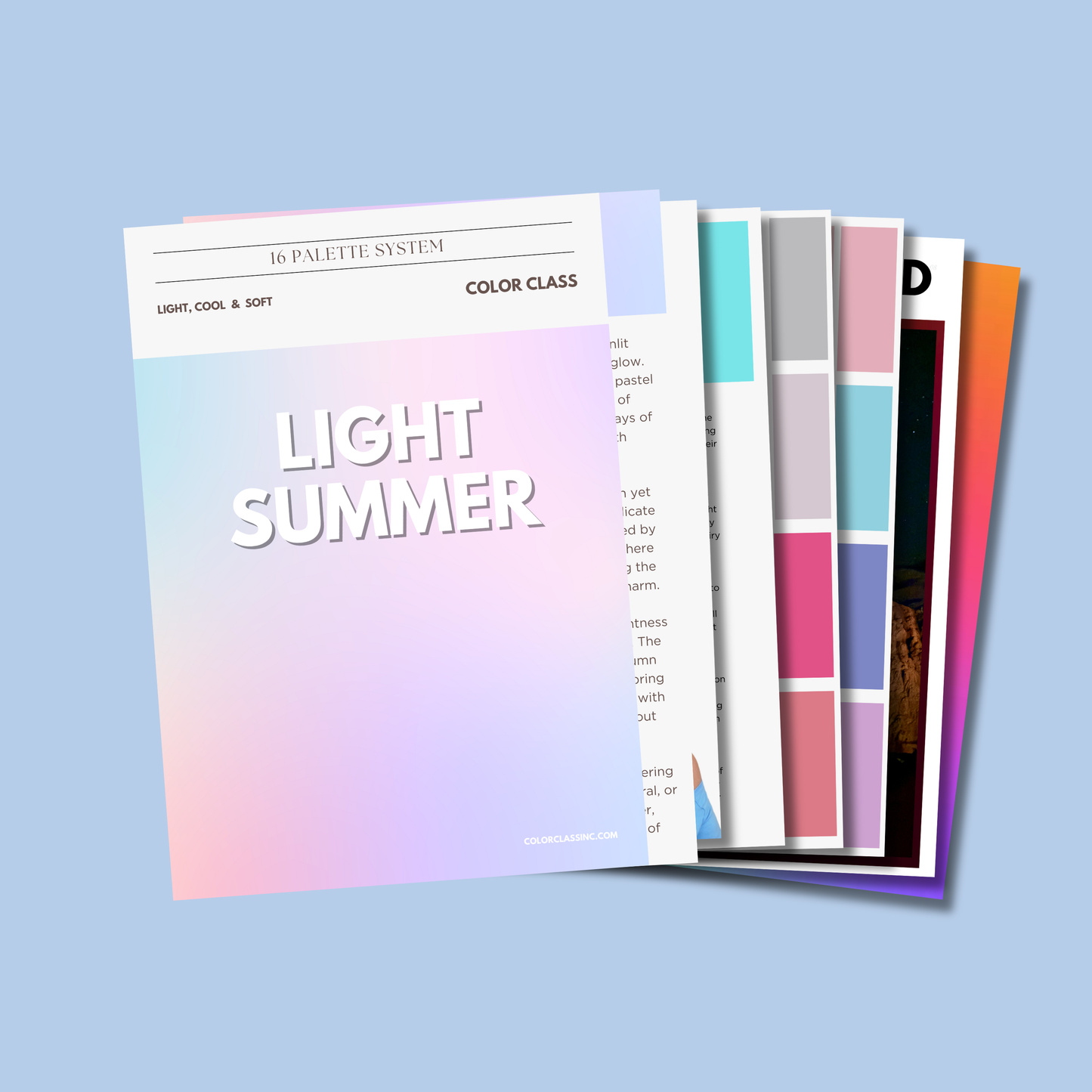 Light Summer Digital Color Palette Guide
