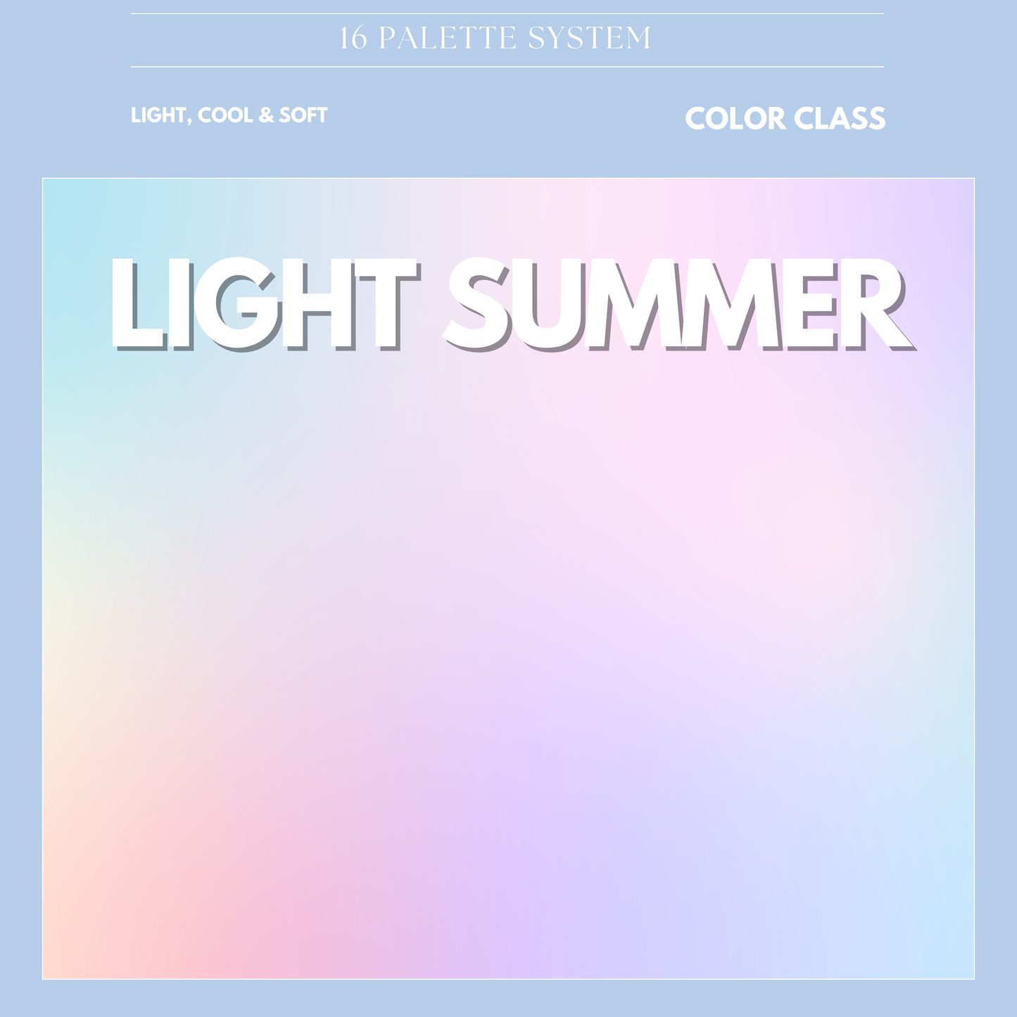 Light Summer Digital Color Palette Guide