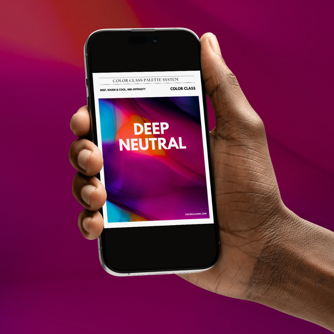 Deep Neutral Digital Color Palette Guide (Bridge between Deep Winter and Deep Autumn)