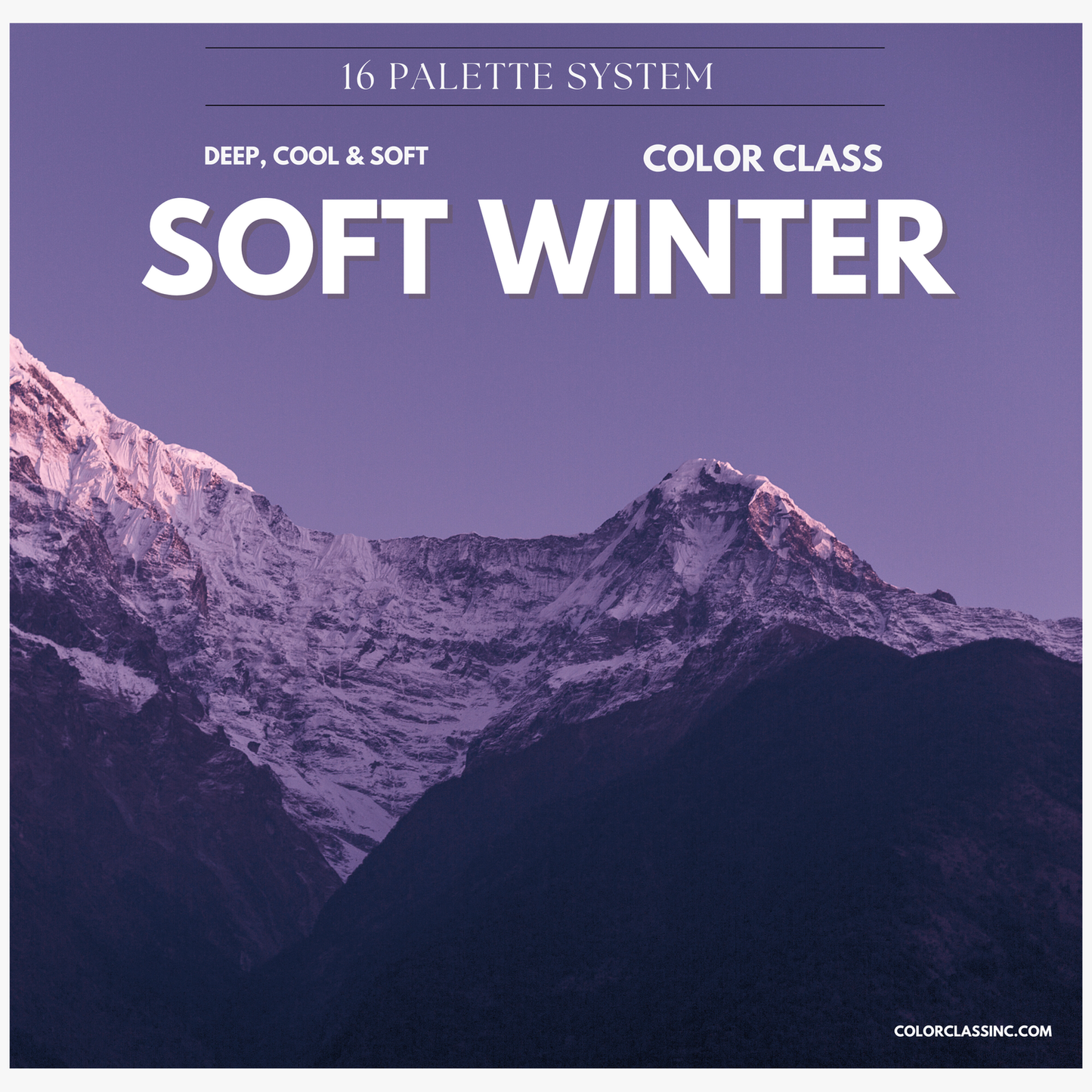 Soft Winter Digital Color Palette Guide