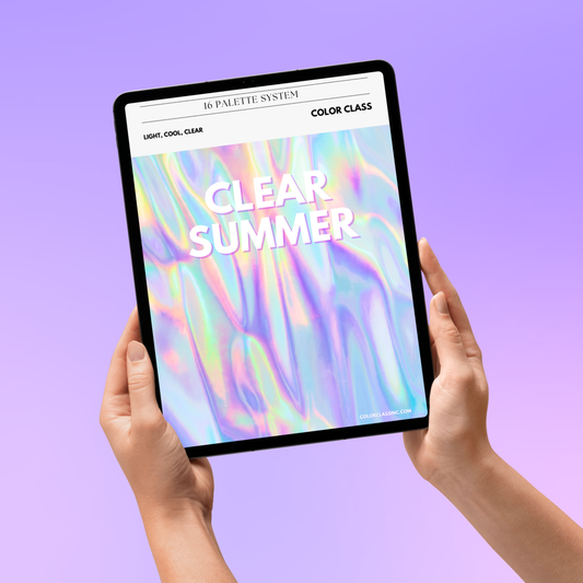 Clear Summer Digital Color Palette Guide
